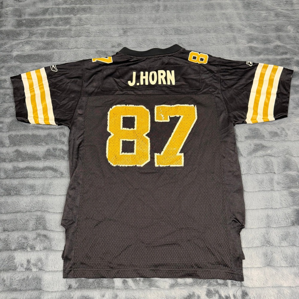 Reebok NFL Joe Horn New Orleans Saints Jersey Youth Large 14-16 Black 87